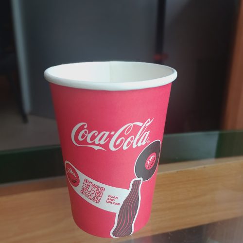 12oz Branded Coke Paper Cup1