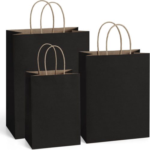 Black Twisted Handle Paper Bags