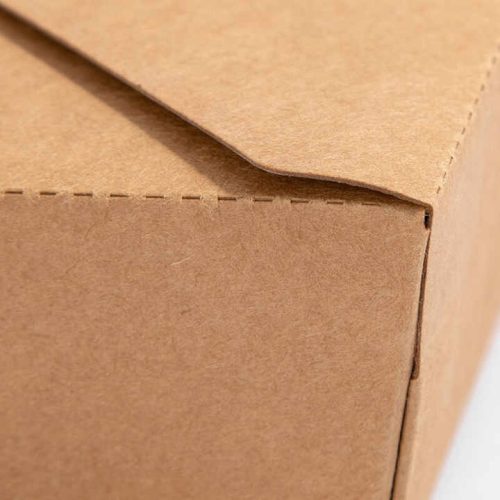 GGC Value Chain Kraft Lunch Pack Seam Close up